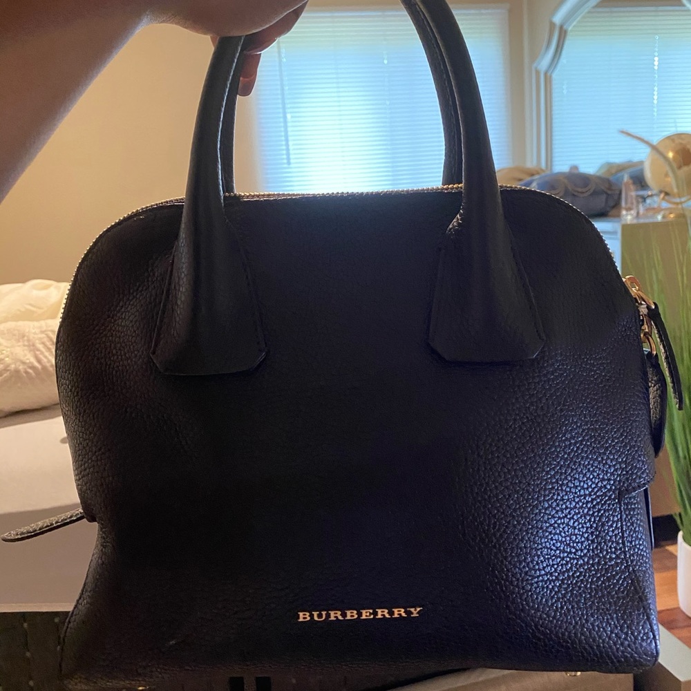Authentic Burberry Greenwood Bowling Handbag